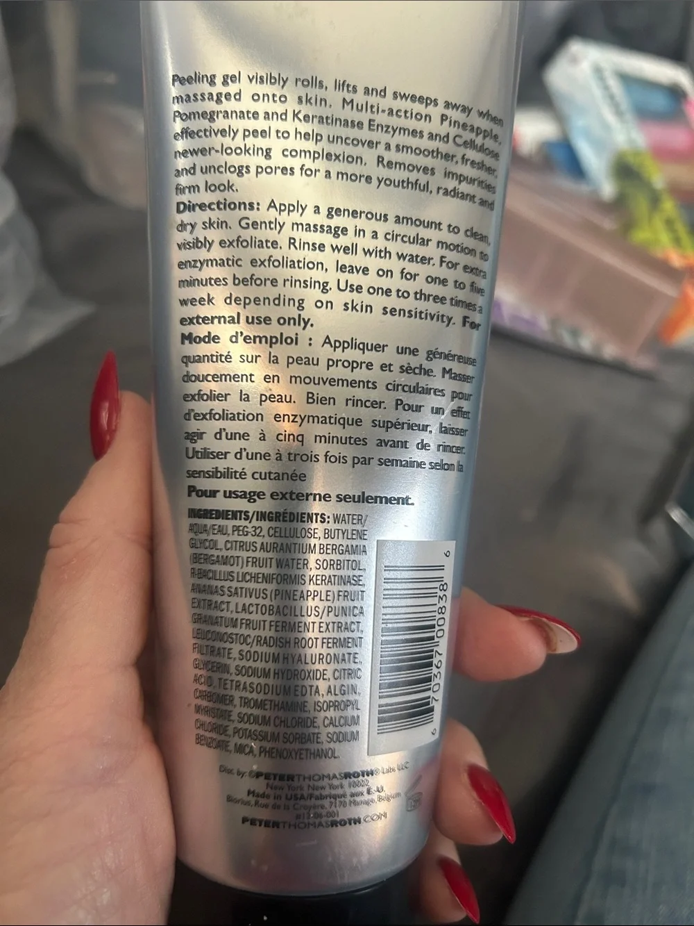 Peter Thomas Roth FIRMx Peeling Gel for Men - 200ml 6.8oz
